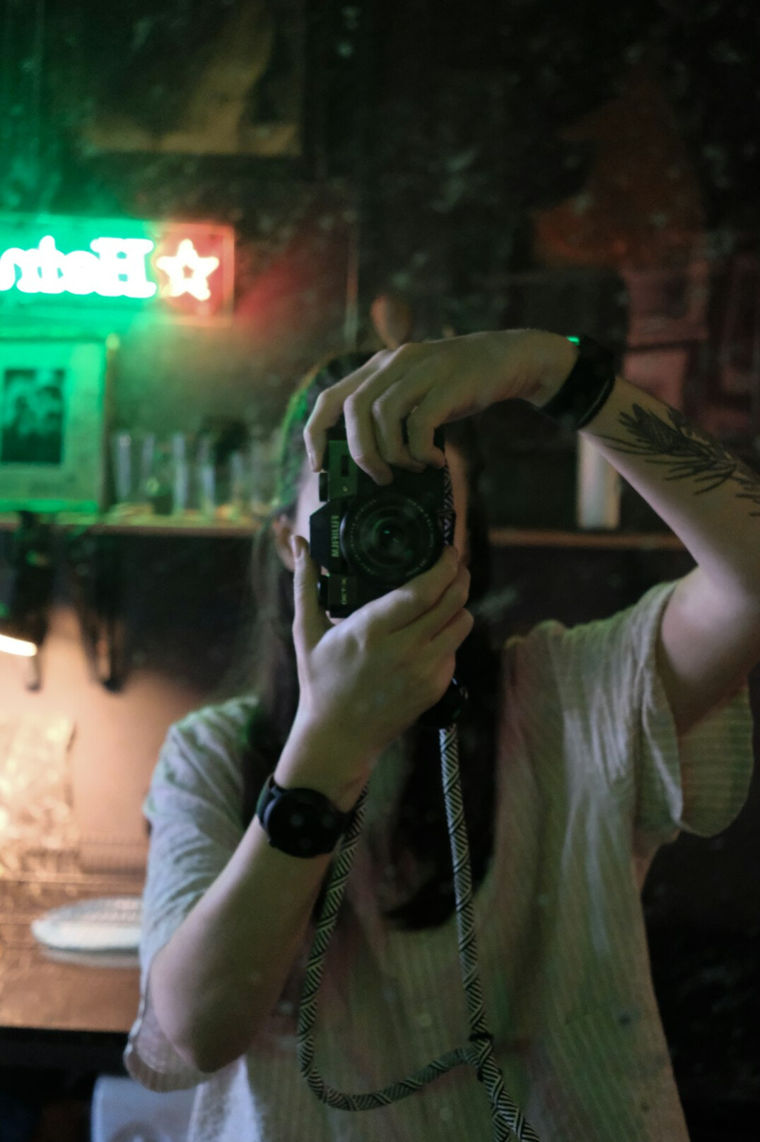 Portrait of a young Polish woman photographer